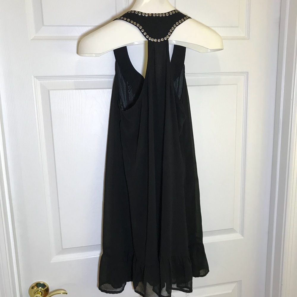 Theme Beaded Neck Racerback Dress - Picture 4 of 6